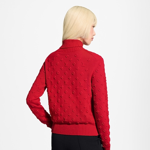 3D Monogram Turtleneck Pullover in Wanita's Pakaian Atasan dan Baju collections by Louis Vuitton (Perbesar produk)