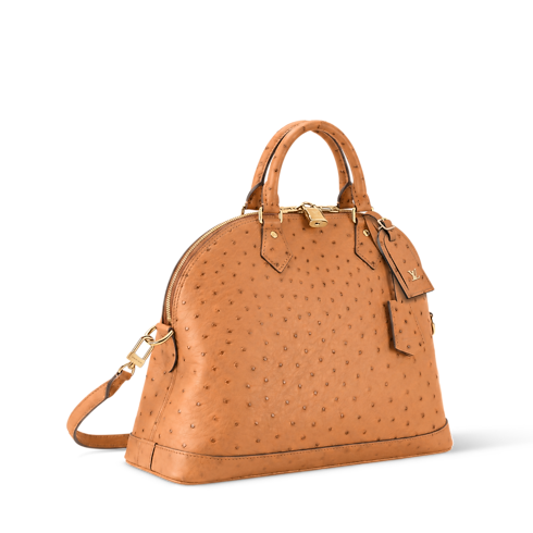 Alma MM Soft Autruche in Women's Handbags Exotic Leather Bags collections by Louis Vuitton (Product zoom)