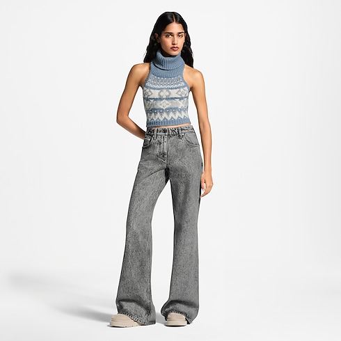 Alpine Knit Crop Top in Wanita's Pakaian Atasan dan Baju collections by Louis Vuitton (Perbesar produk)