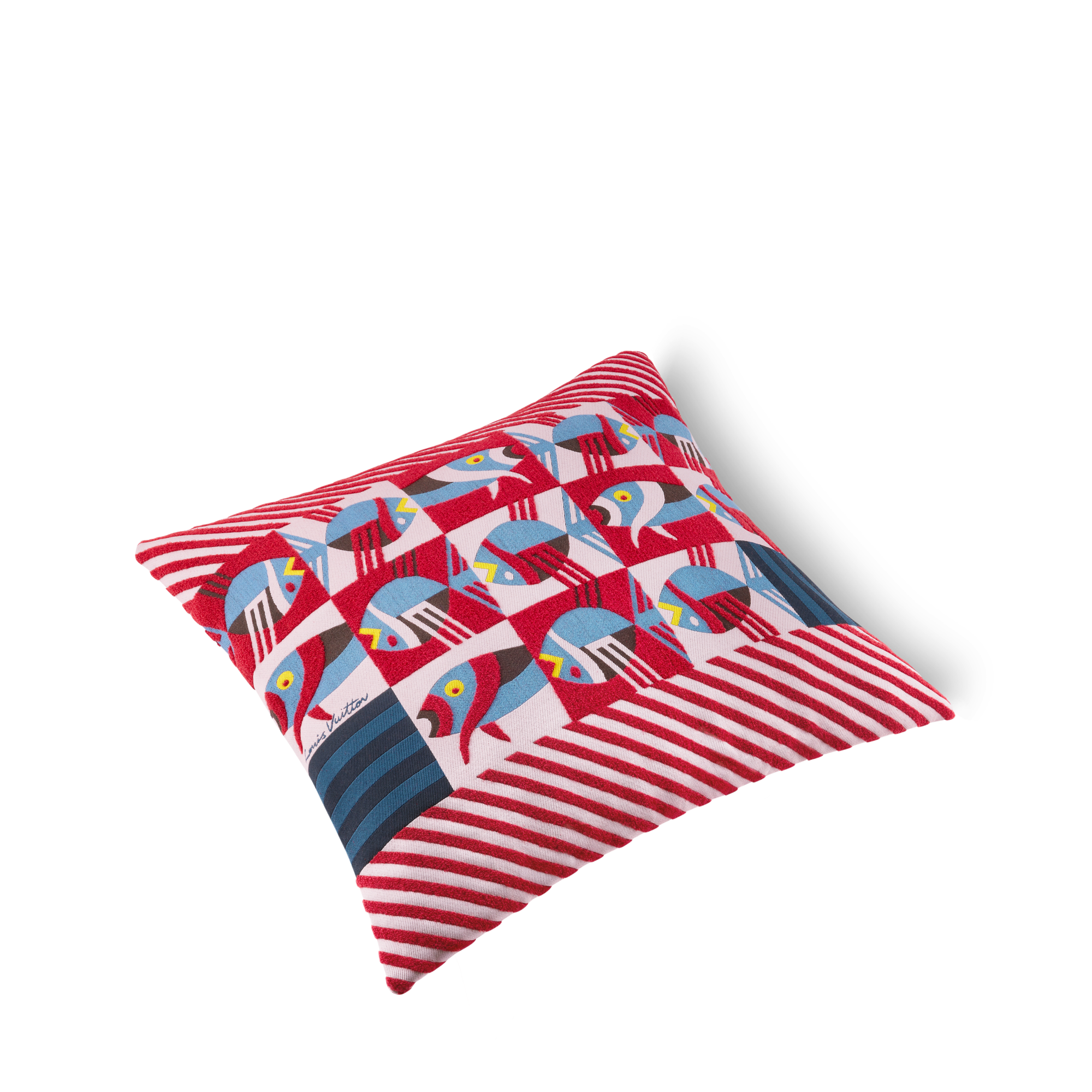 Animali Fantastici Striped Fish Cushion  in Trunks, Travel and Home
