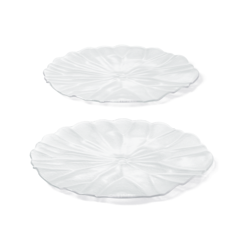 Asnieres Set Of 2 Presentation Plates side view