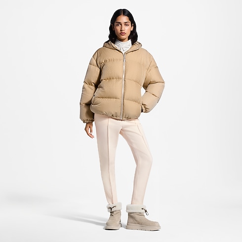 Belt Detail Nanogram Puffer Jacket in Wanita's Pakaian Mantel dan Jaket collections by Louis Vuitton (Perbesar produk)