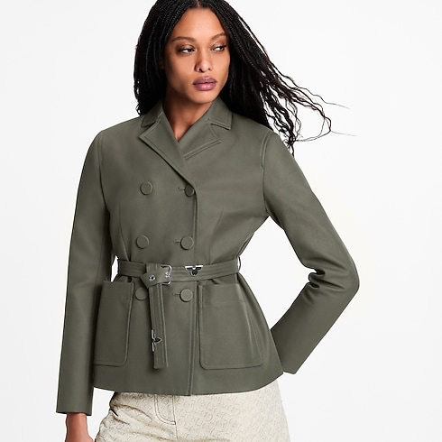 Belted Double-Breasted Jacket in Wanita's Pakaian Mantel dan Jaket collections by Louis Vuitton (Perbesar produk)
