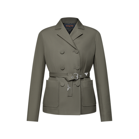 Belted Double-Breasted Jacket in Wanita's Pakaian Mantel dan Jaket collections by Louis Vuitton (Perbesar produk)