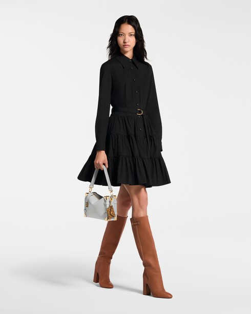 Belted Tiered Shirt Dress in Women's Ready-to-Wear Dresses collections by Louis Vuitton