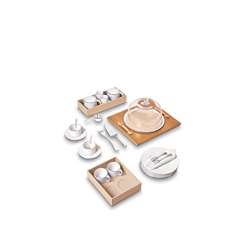 Boîte Afternoon Tea Monogram in Trunks, Travel and Home's Trunks and Boxes Boxes collections by Louis Vuitton (Perbesar produk)