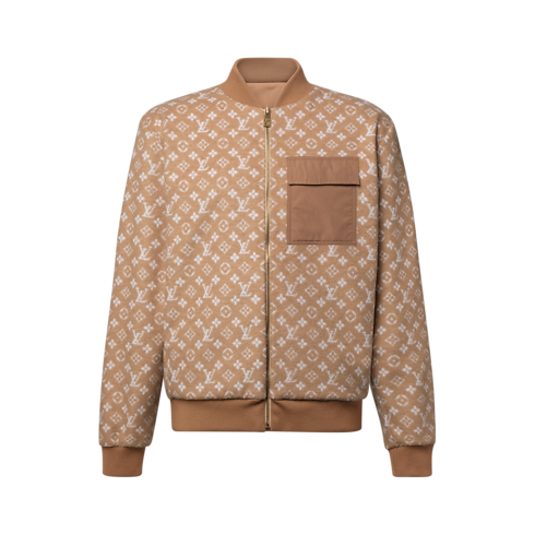 Bomber Fleece Monogram Reversible in Pria's Pakaian Semua Koleksi collections by Louis Vuitton (Perbesar produk)