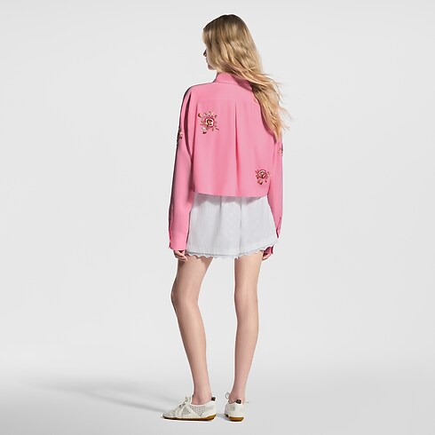 Broderie Trim Shorts in Wanita's Pakaian Rok dan Celana Pendek collections by Louis Vuitton (Perbesar produk)