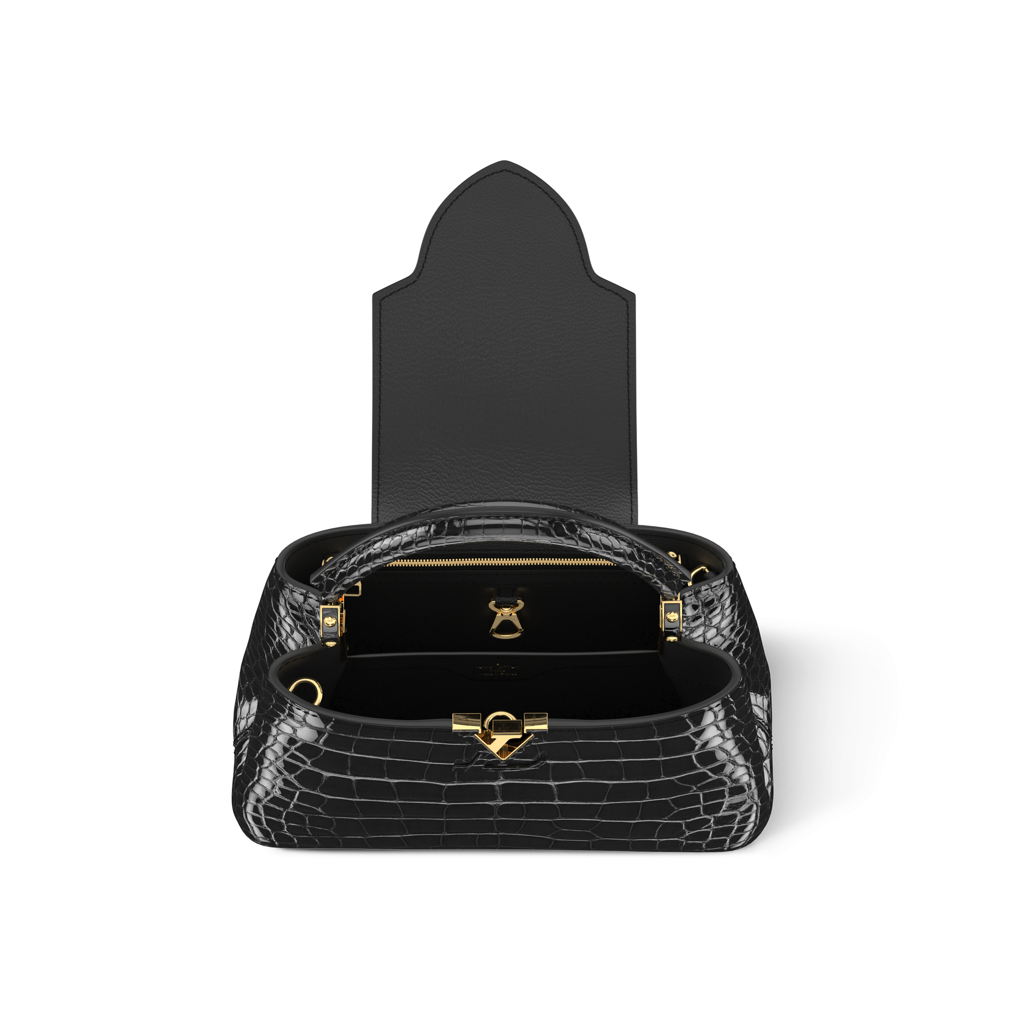 Capucines Bb Crocodilien Brillant in Wanita