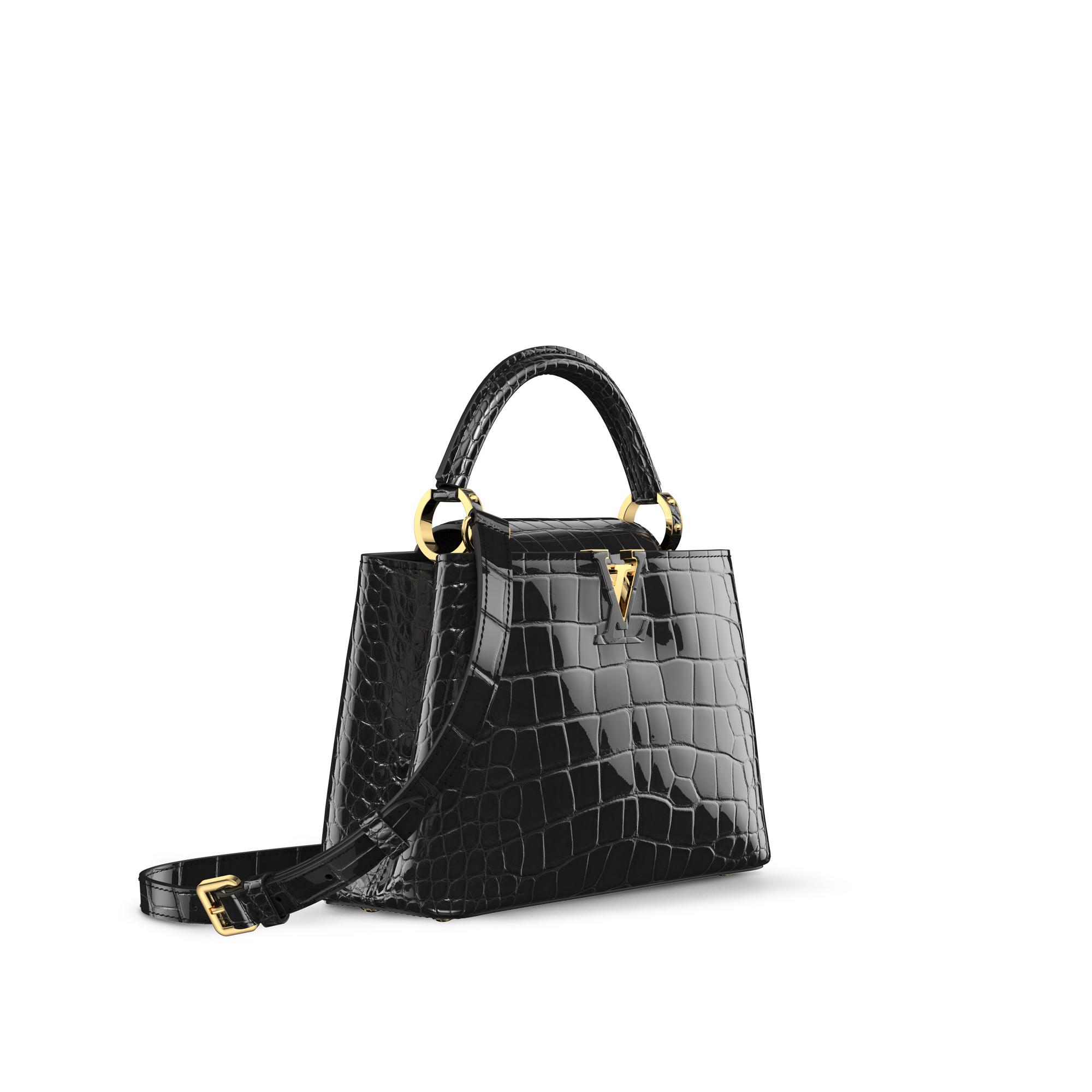 Capucines Bb Crocodilien Brillant in Wanita