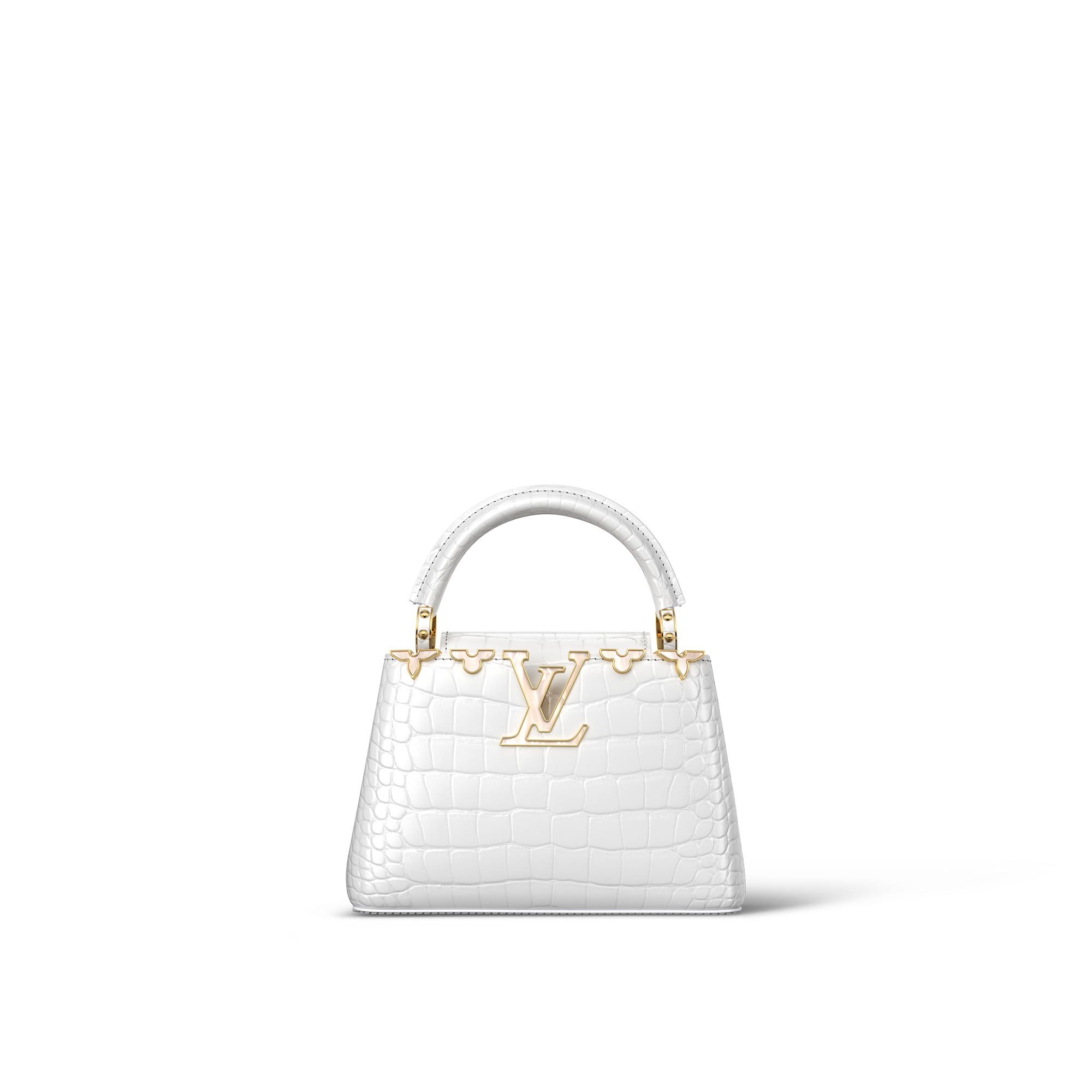 Capucines Mini Crocodilien Brillant in Women