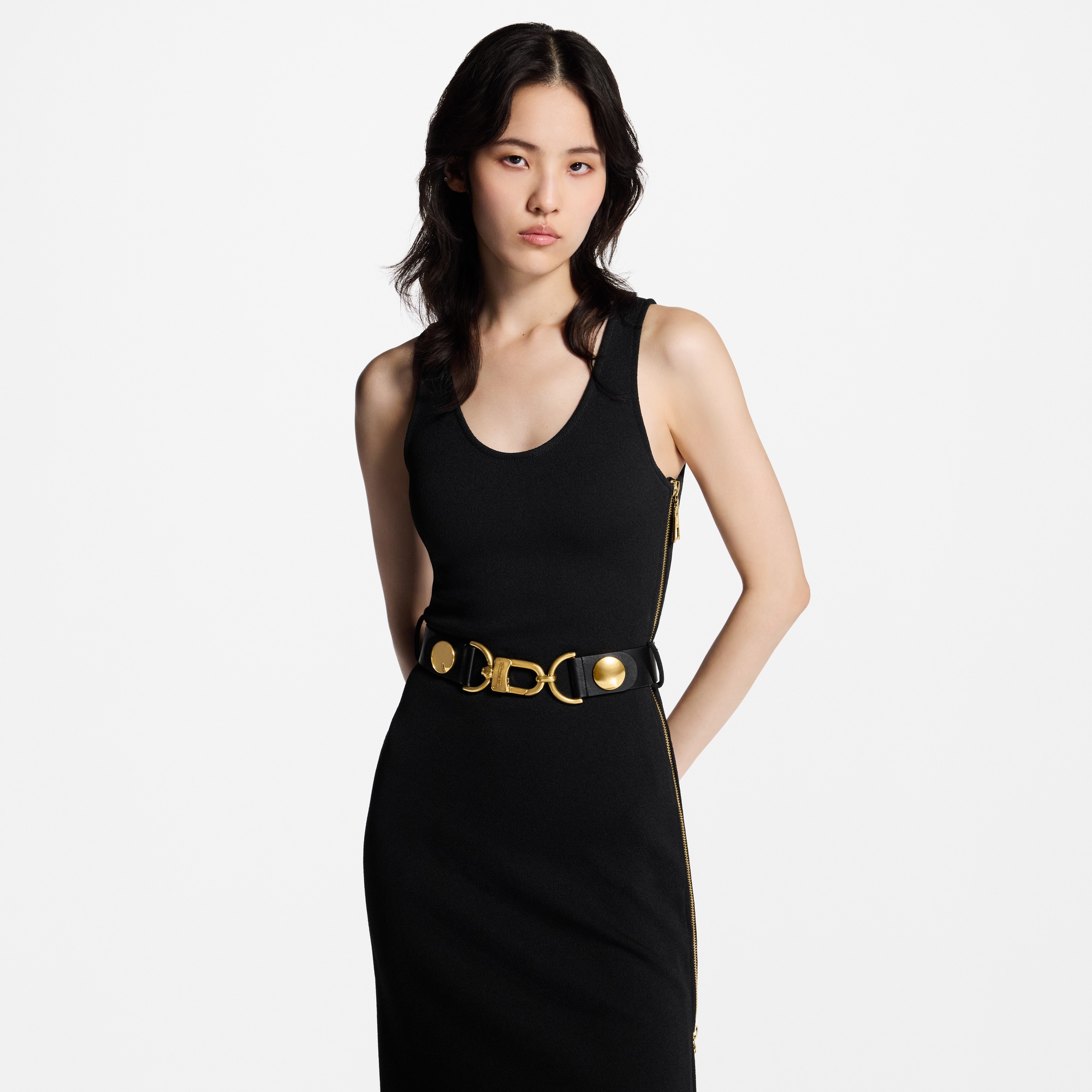 Carabiner Belt Dress  in Wanita