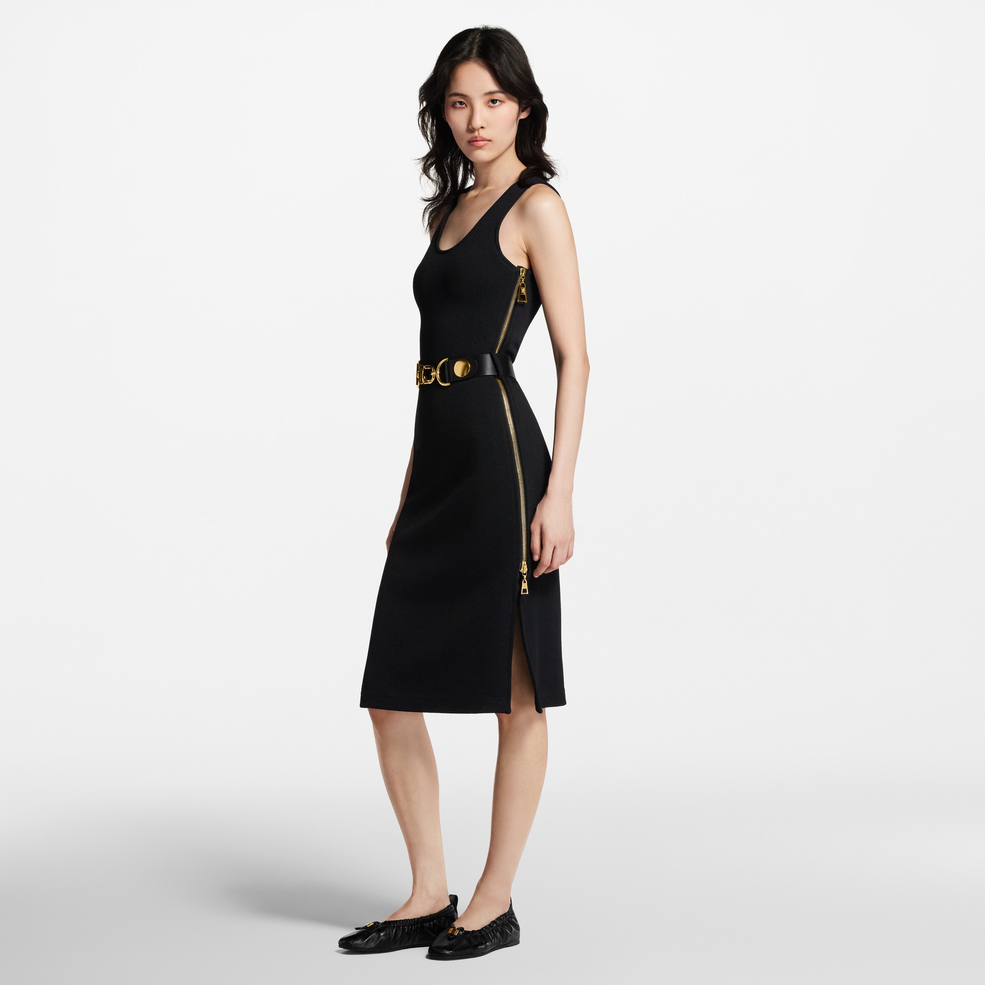 Carabiner Belt Dress  in Wanita