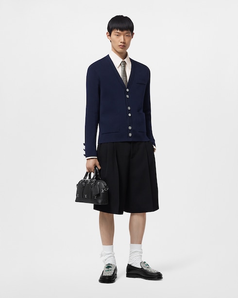 カーディガンウィズジュエルボタン メンズ Discontinued Product