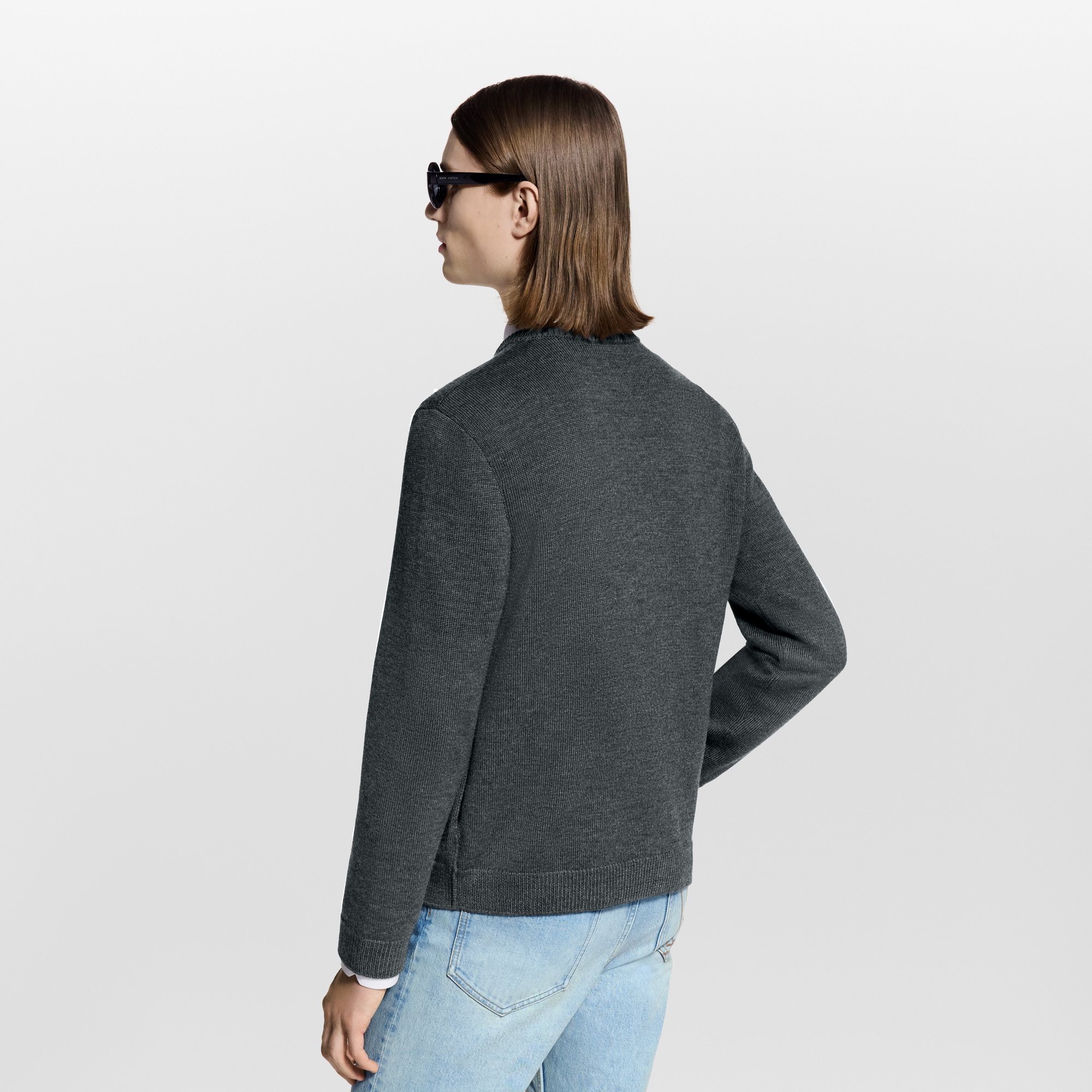 Cardigan With Pearly Embroidery  in Pria