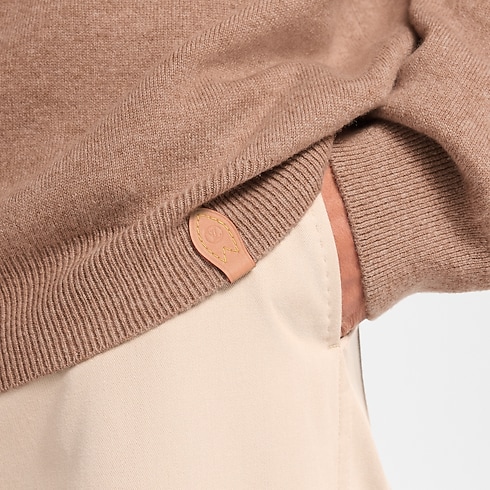 Cashmere Hoodie With Vvn Signature in Men's Ready-to-Wear Knitwear and Sweatshirts collections by Louis Vuitton (Product zoom)