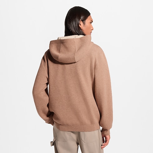 Cashmere Hoodie With Vvn Signature in Men's Ready-to-Wear Knitwear and Sweatshirts collections by Louis Vuitton (Product zoom)