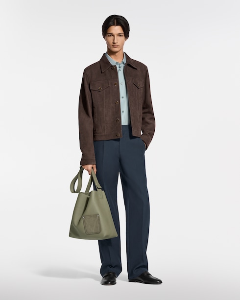Casual Cotton-Silk Crepe Pants in Men's Ready-to-Wear Pants collections by Louis Vuitton