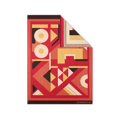 Charleston Throw Blanket in Trunks, Travel and Home's Home and Art of Dining Home Textile collections by Louis Vuitton (Perbesar produk)