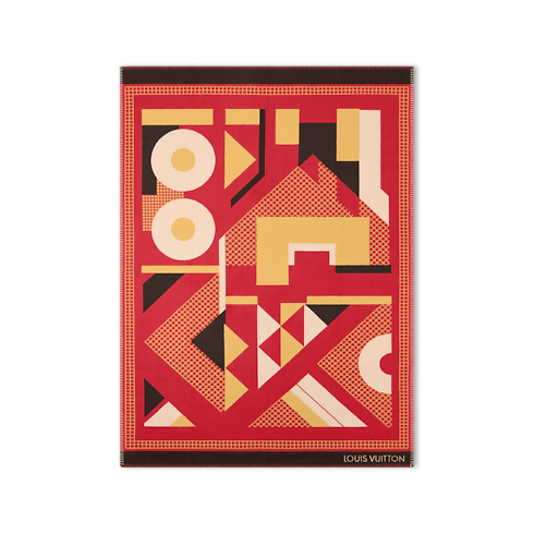 Charleston Throw Blanket in Trunks, Travel and Home's Home and Art of Dining Home Textile collections by Louis Vuitton (Perbesar produk)