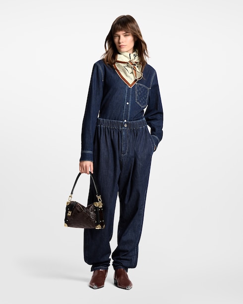 Khăn Lụa Vuông Chemin Faisant 90 - Andrée Putman . in Đồ Nữ's Phụ kiện Khăn lụa collections by Louis Vuitton