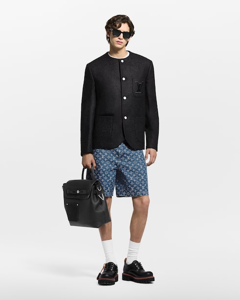 Chic Collarless Jacket in Men's Ready to Wear Blazers and Jackets collections by Louis Vuitton
