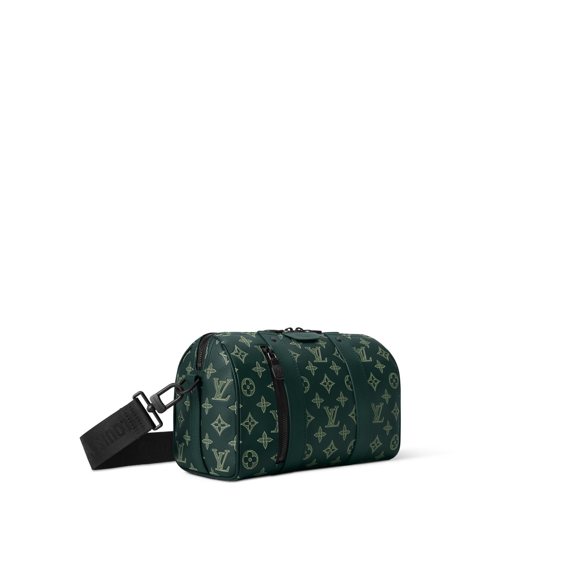 City Keepall Monogram Shadow Leather in Tas dan Aksesori Kulit