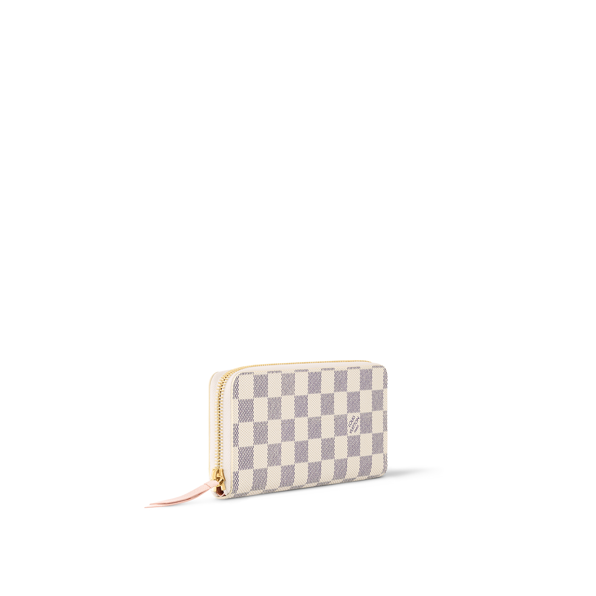 Clémence Wallet Damier Azur Canvas in Wanita