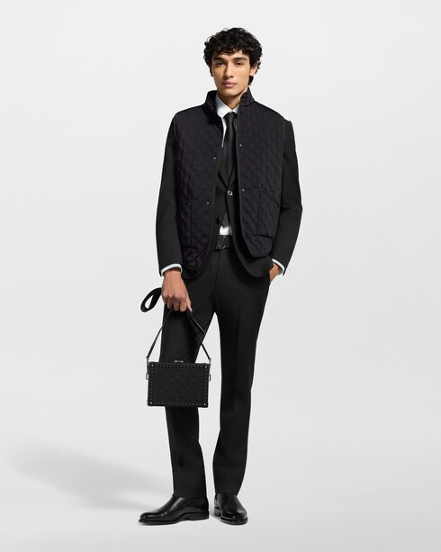 Clutch Box Monogram Shadow Leather in Trunks, Travel and Home's Trunks and Boxes Wearable Trunks collections by Louis Vuitton