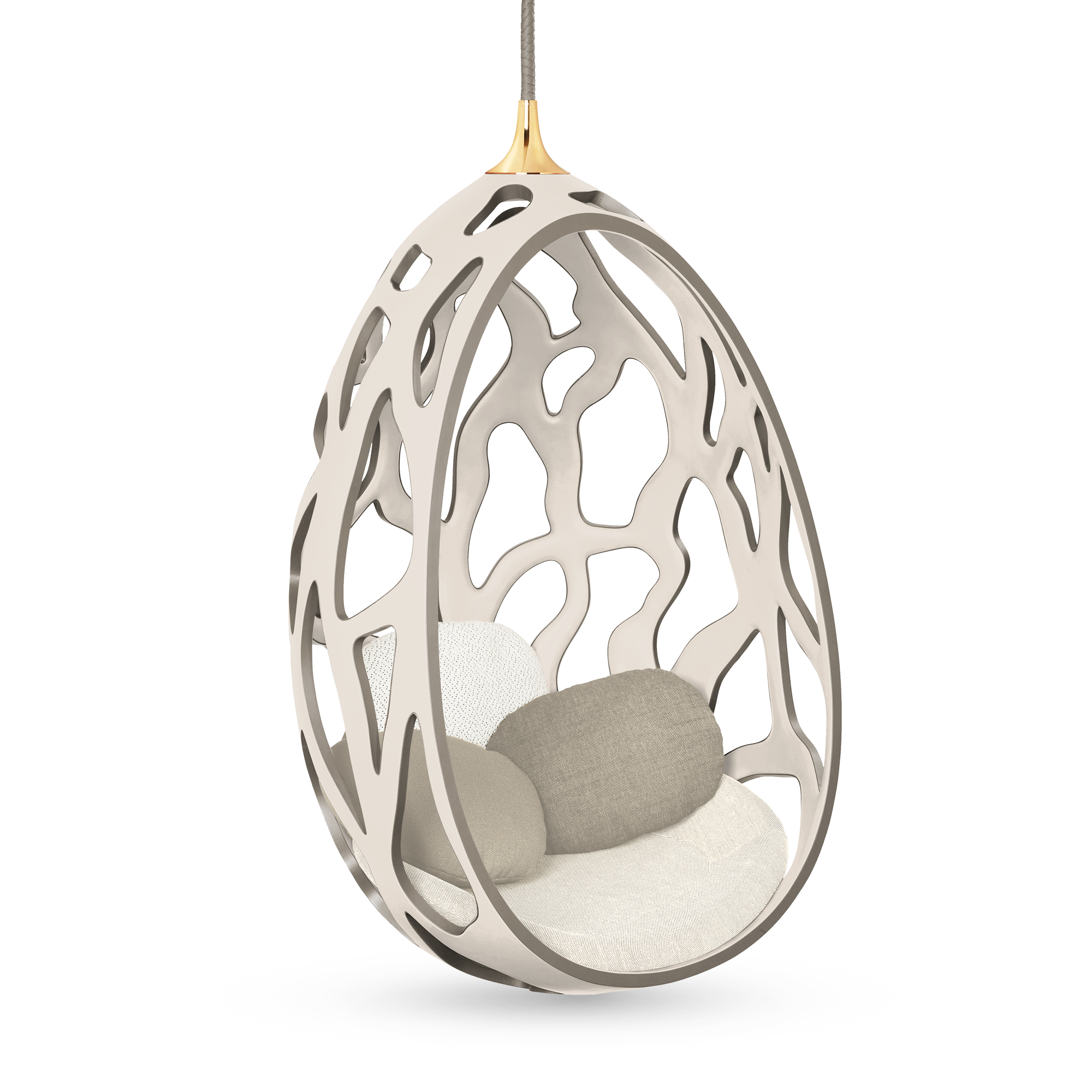 Cocoon By Fernando & Humberto Campana Calfskin in Trunks, Travel and Home