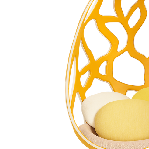 Cocoon By Fernando & Humberto Campana Calfskin in Trunks, Travel and Home's Home and Art of Dining Furniture collections by Louis Vuitton (Perbesar produk)