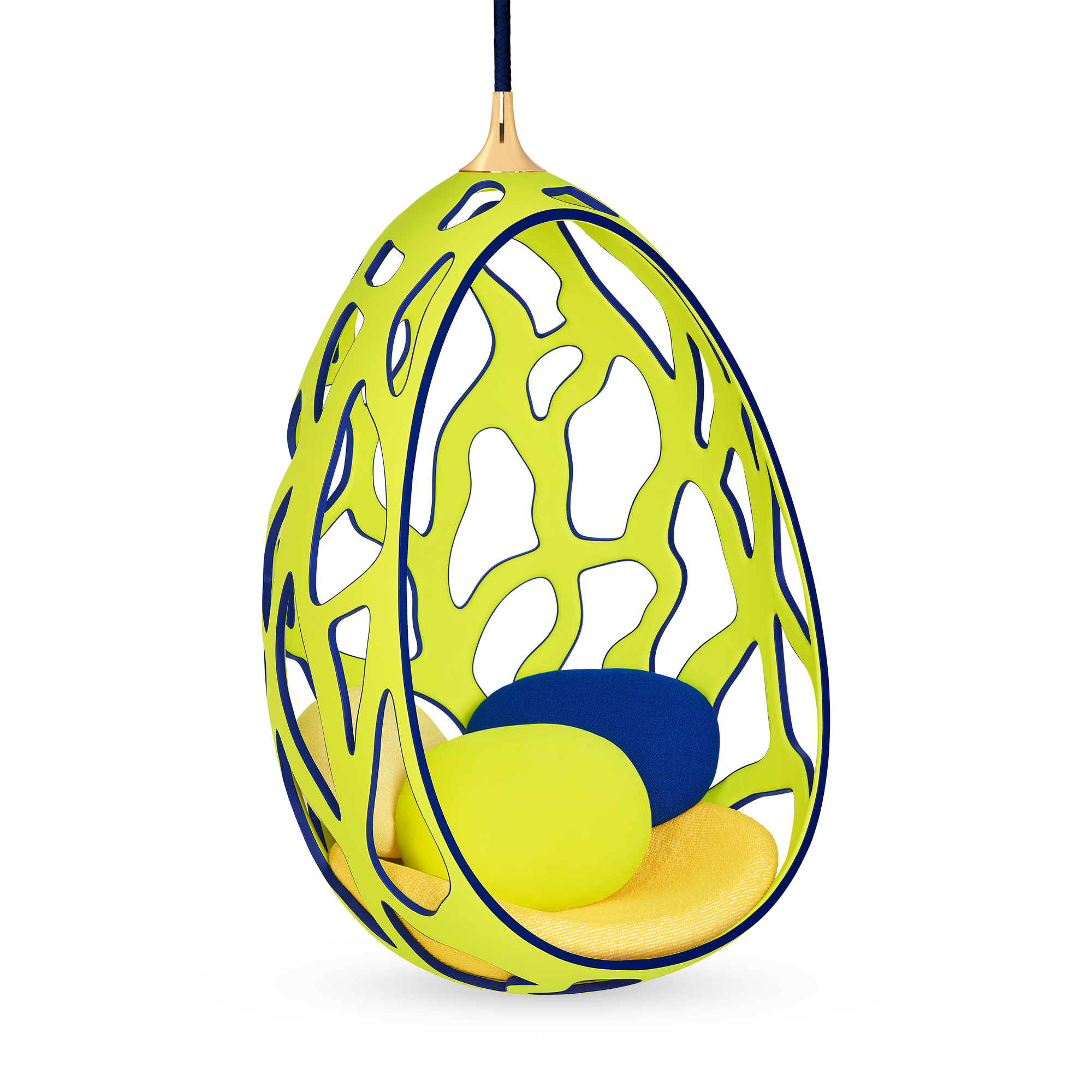 Cocoon By Fernando & Humberto Campana Calfskin in Trunks, Travel and Home