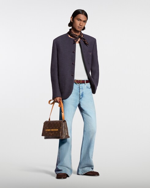 Collarless Bouclette Jacket in Men's Ready-to-Wear Blazers and Jackets collections by Louis Vuitton