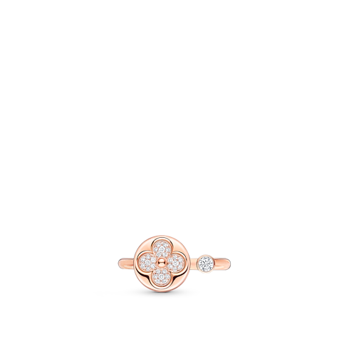 Color Blossom Mini Sun Ring, Pink Gold and Diamonds in Perhiasan's Kategori Semua Koleksi collections by Louis Vuitton (Perbesar produk)