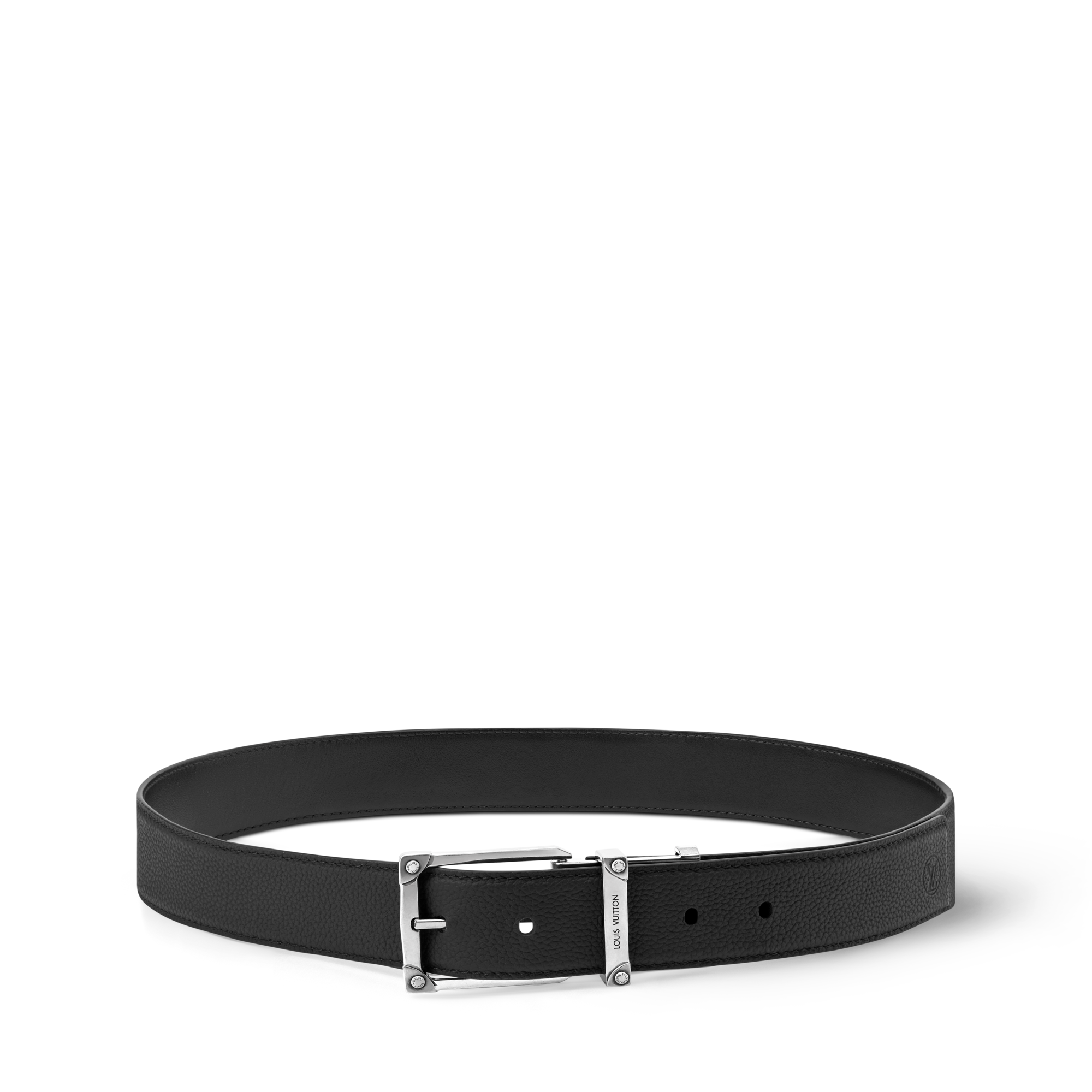 louis vuitton mens belt black buckle