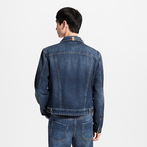 Cotton Cashmere Denim Trucker Jacket in Men's Ready-to-Wear All Ready-to-Wear collections by Louis Vuitton (Product zoom)
