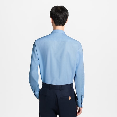Cotton Cashmere Long-Sleeved Jacquard Shirt in Pria's Pakaian Semua Koleksi collections by Louis Vuitton (Perbesar produk)