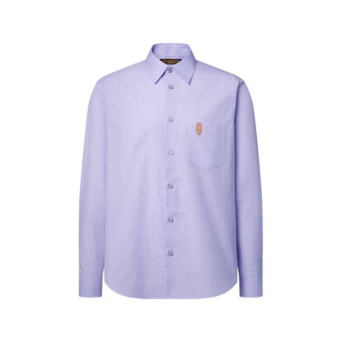 Cotton Silk Long-Sleeved Jacquard Shirt in Pria's Pakaian Semua Koleksi collections by Louis Vuitton (Perbesar produk)