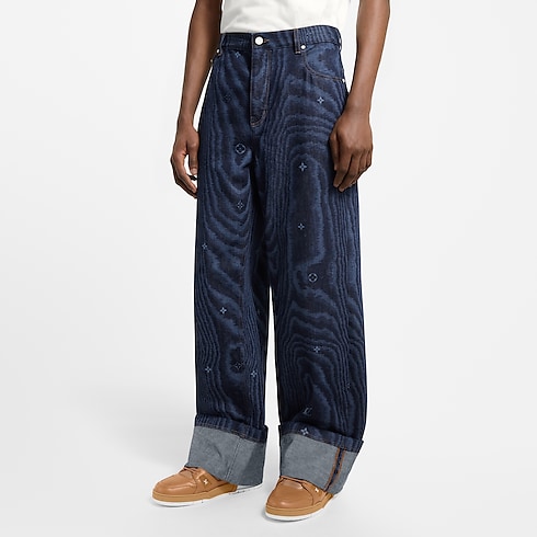 Cuffed Denim Skate Pants in Men's Ready-to-Wear Denim collections by Louis Vuitton (Product zoom)