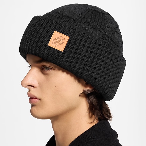 Damier Cloud Beanie S00 in Pria's Aksesori Topi dan Sarung Tangan collections by Louis Vuitton (Perbesar produk)