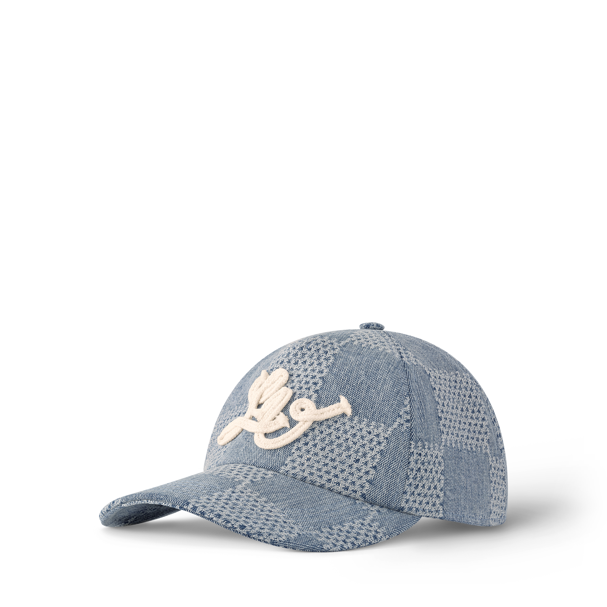 Damier Denim 3D Cap S00 in Pria