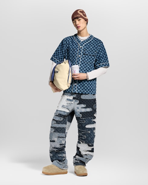 Áo Sơ Mi Họa Tiết Damier in Đồ Nam's Trang phục Áo sơ mi collections by Louis Vuitton