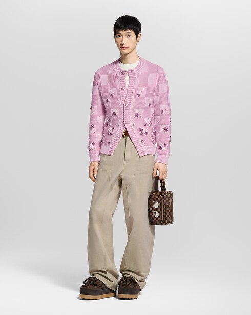 ダミエ エンブロイダリーカーディガン メンズ ウェア(洋服)