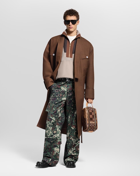 Damier Hybrid Half-Zip Workwear Pullover in Men's Ready-to-Wear All Ready-to-Wear collections by Louis Vuitton