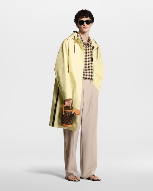 Damier Jacquard Short-Sleeved Shirt in Pria's Pakaian Kemeja collections by Louis Vuitton