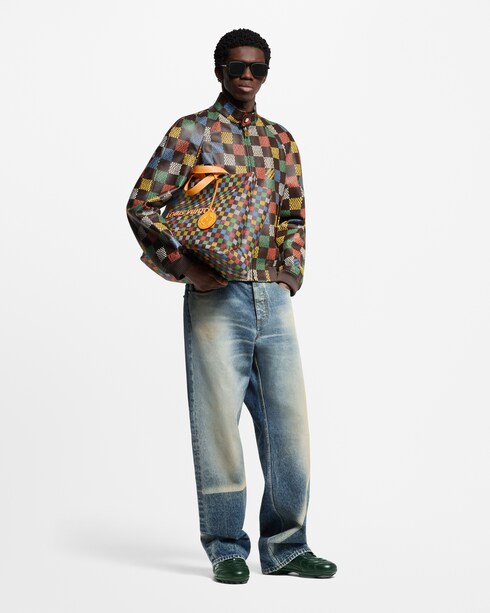 ダミエ レザーブルゾン メンズ ウェア(洋服)