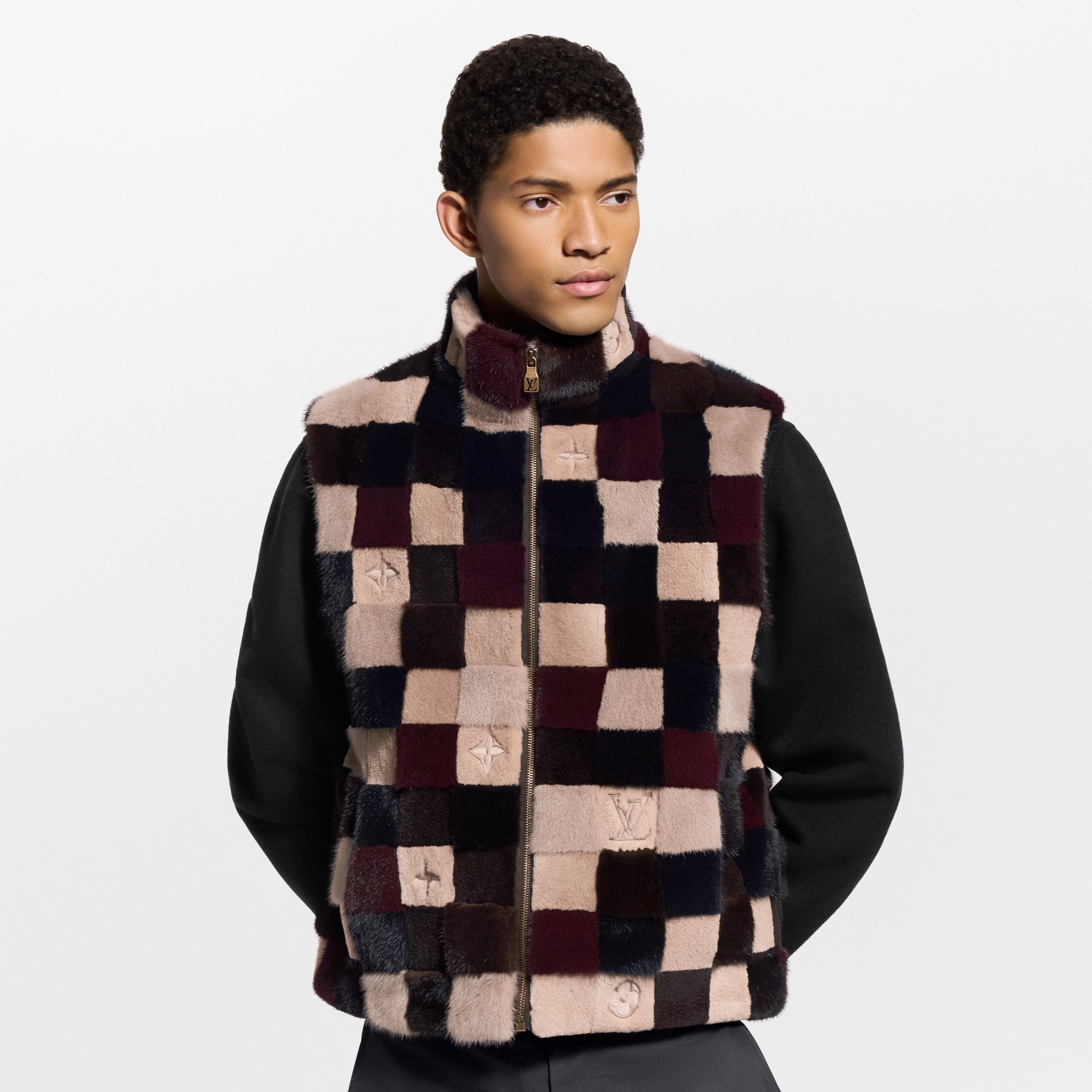 Damier Mink Vest  in Pria