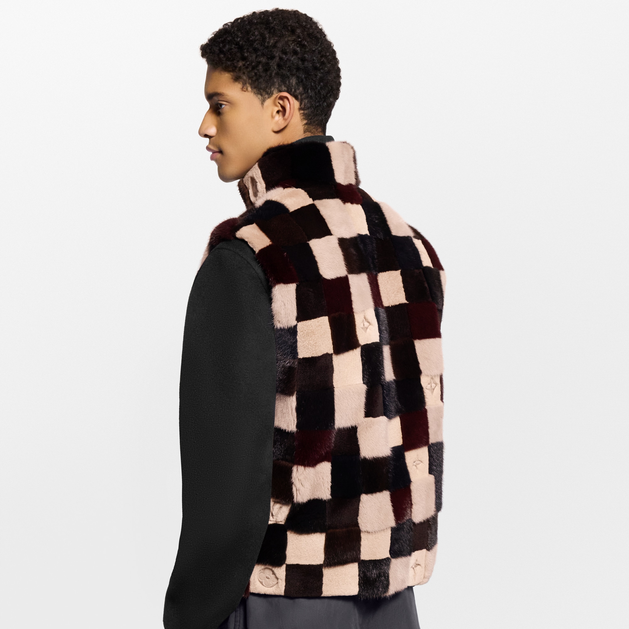 Damier Mink Vest  in Pria