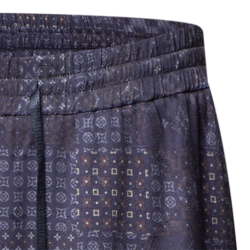 Damier Silk Blend Pajama Pants in Pria's Terbaru } collections by Louis Vuitton (Perbesar produk)
