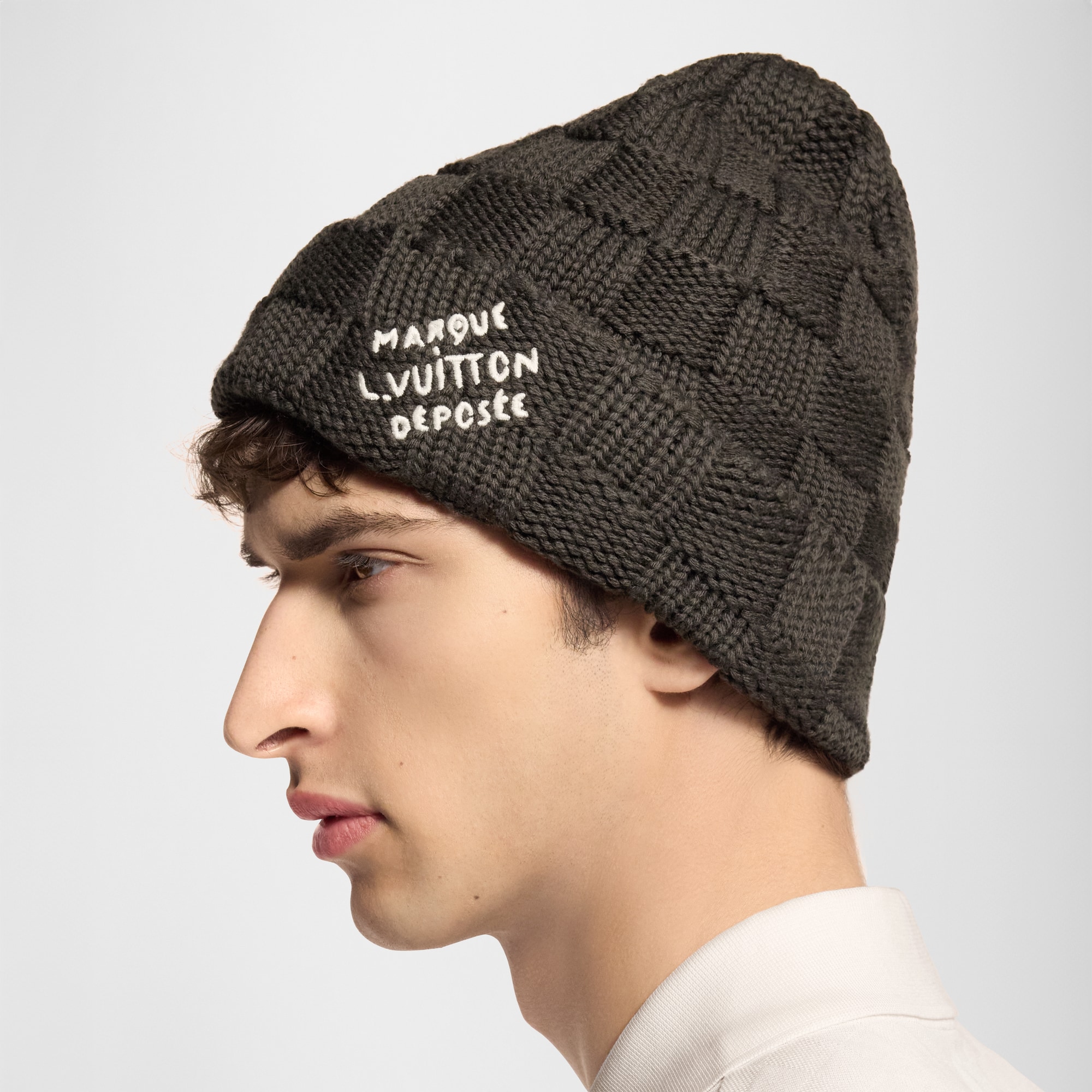 Damier Snug Beanie S00 in Pria